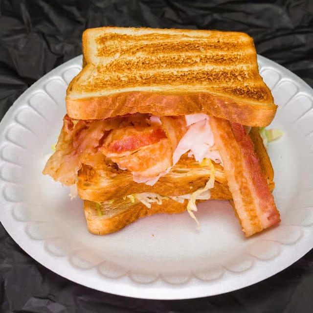 Turkey Club Sandwich.