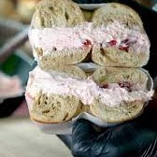 Strawberry Cream Cheese Bagel