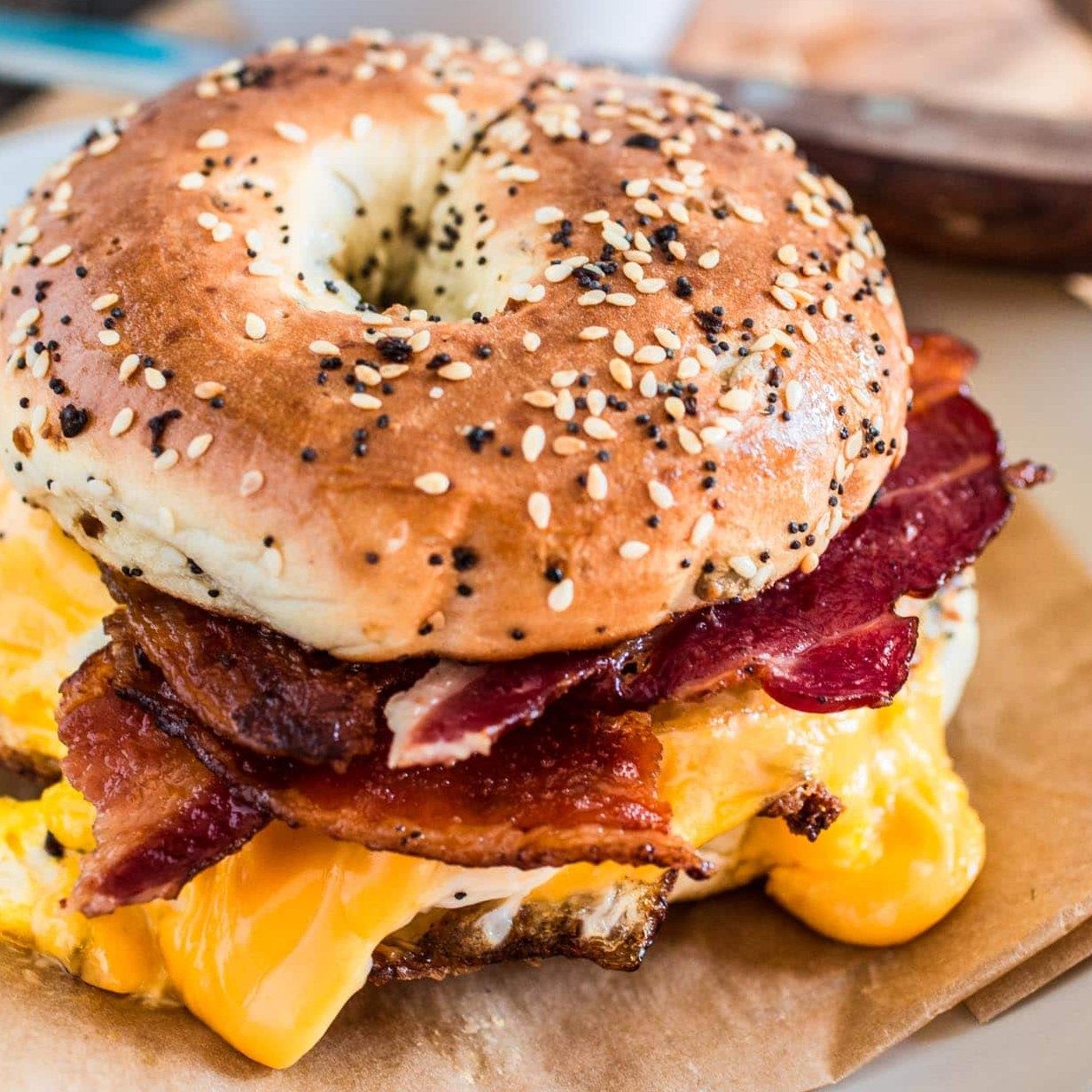 Egg, Meat & Cheese.
