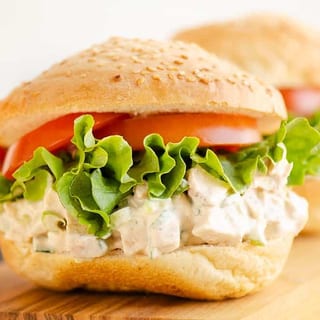 Homemade Chicken Salad Sandwich