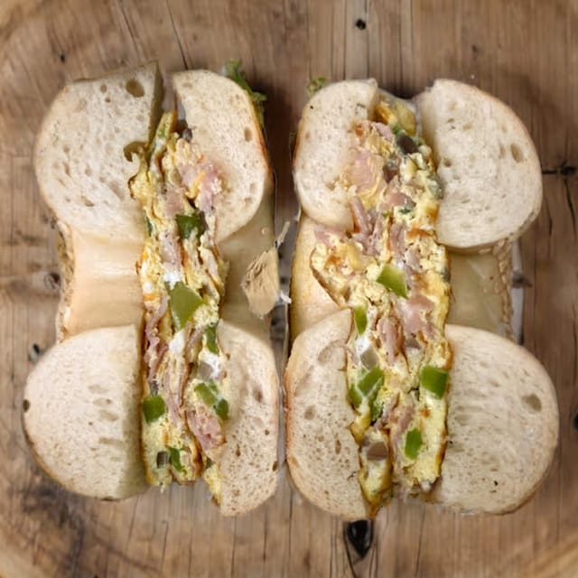 Western Omelet Sandwich.