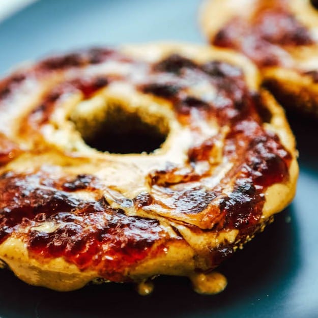 Peanut Butter & Jelly Bagel.