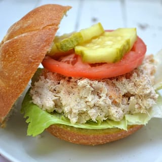 Homemade Tuna Salad Sandwich