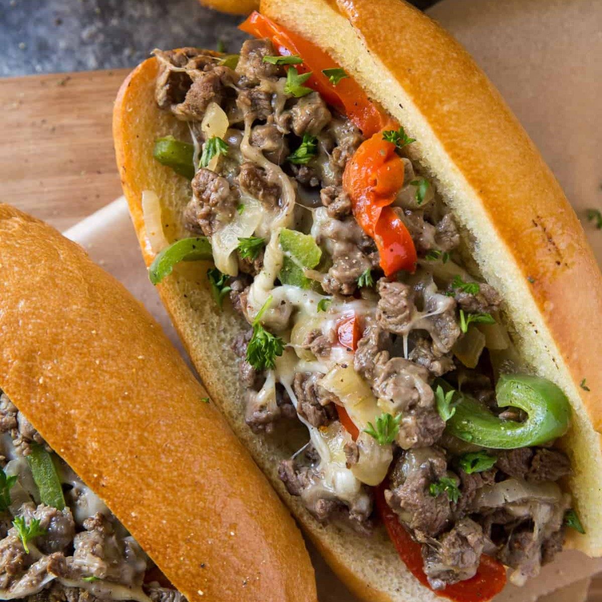 #9 Philly Cheesesteak Sandwich.
