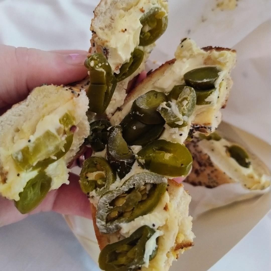 Jalapeño Cream Cheese Bagel.